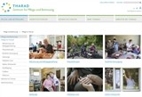Website des Tharad Zentrums für Pflege und Betreuung - Gemeinschaftsprojekt der iQual GmbH und der K&K Internet GmbH